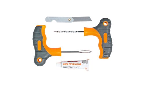 Ремкомплект для б/к шин в прозрачном кейсе AIRLINE, арт. ATRK-8