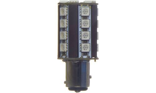Лампа светодиодная Avantech LED Crystal PY21/5W (BAY15d, S25), 12В, 21/5Вт, 2800К, оранжевая, 1 шт