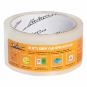 Лента клейкая (скотч) Airline, полиэтиленовая, 48мм x 50м, прозрачная, арт. AAT-S-01