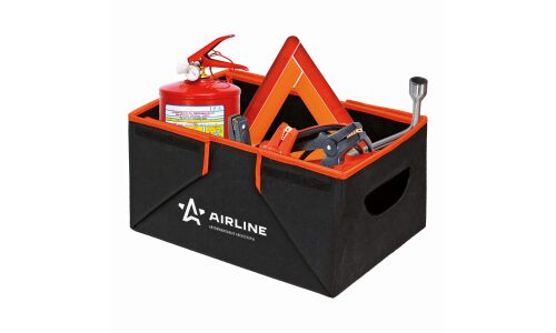 Органайзер Airline, в багажник, 360x260x185мм, чёрный, складной, арт. AO-SB-23