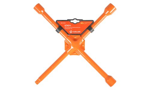 Ключ баллонный крестообразный Airline, 17/19/21мм, с квадратом 1/2", усиленный, арт. AK-B-02