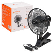 Вентилятор в салон Airline, 12В, 15Вт, Ø150мм, в прикуриватель, кабель 125см, на прищепке, с автоповоротом, арт. ACF-15-03 Вентилятор в салон Airline, 12В, 15Вт, Ø150мм, в прикуриватель, кабель 125см, на прищепке, с автоповоротом, арт. ACF-15-03