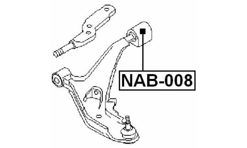 Сайлентблок Febest, арт. NAB-008