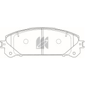Колодки тормозные дисковые Kashiyama, передние, комплект на ось (4 шт), арт. D2316H