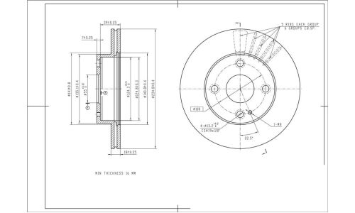 Диск тормозной Avantech, арт. BR3045S