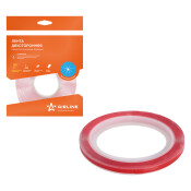 Лента клейкая двусторонняя Airline, акриловая, 6мм x 3м, прозрачная, арт. ADS-A-04