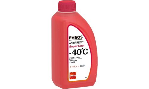 Антифриз Eneos Antefreeze Super Cool, Р-ОАТ, красный, -40°C, 1кг, арт. Z0074