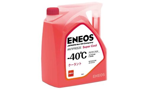 Антифриз Eneos Antefreeze Super Cool, Р-ОАТ, красный, -40°C, 5кг, арт. Z0075