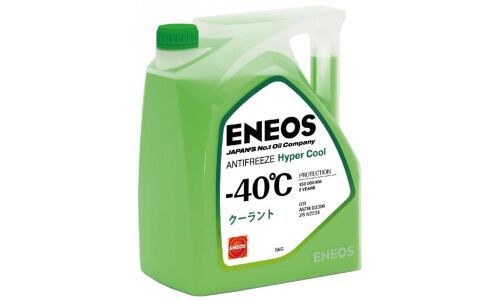 Антифриз Eneos Antifreeze Hyper Cool, G11, зелёный, -40°C, 5кг, арт. Z0070