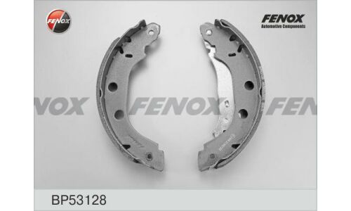 Колодки тормозные барабанные Fenox, комплект на ось (4 шт), арт. BP53128