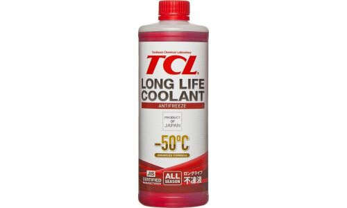 Антифриз TCL Long Life Coolant Red, LLC, красный, -50°C, 1л, арт. LLC33145