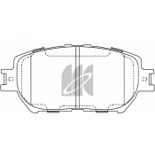 Колодки тормозные дисковые Kashiyama, передние, комплект на ось (4 шт), арт. D2222H
