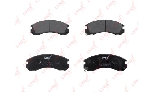 Колодки тормозные дисковые LYNXauto передние, комплект на ось (4 шт), арт. BD-5501
