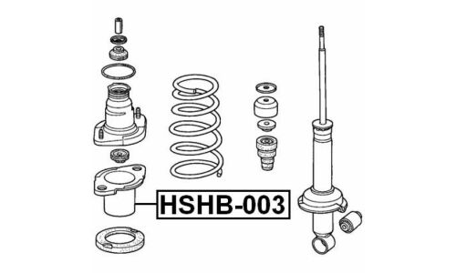 Пыльник амортизатора Febest, арт. HSHB-003
