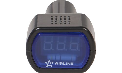 Автомобильный вольтметр Airline, в прикуриватель 12/24В, цифровой дисплей, арт. AVM-D-01