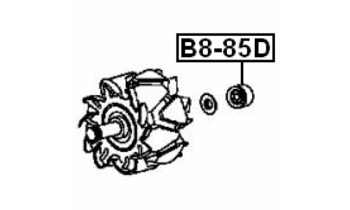 Подшипник генератора Febest, арт. B8-85D