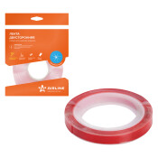 Лента клейкая двусторонняя Airline, акриловая, 12мм x 3м, прозрачная, арт. ADS-A-05