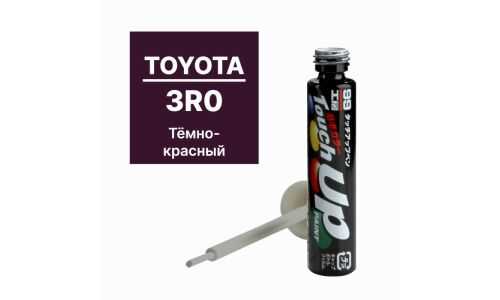 Краска для ремонта сколов и царапин Soft 99 Touch Up Paint, цветовой код 3R0, акриловая, флакон с кисточкой, 12мл, арт. T-7672