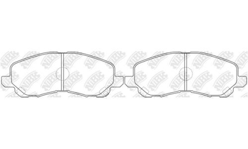 Колодки тормозные NiBK дисковые, арт. PN3469