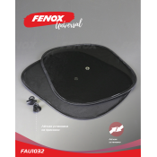 Шторка солнцезащитная Fenox, на боковое стекло, 440х360мм, на присосках, чёрные, полиэстер, 2 шт, арт. FAU1032 Шторка солнцезащитная Fenox, на боковое стекло, 440х360мм, на присосках, чёрные, полиэстер, 2 шт, арт. FAU1032