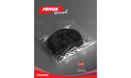 Шторка солнцезащитная Fenox, на боковое стекло, 440х360мм, на присосках, чёрные, полиэстер, 2 шт, арт. FAU1032