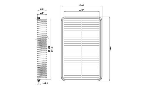 Фильтр воздушный Double Force A-177, арт. DFA2731