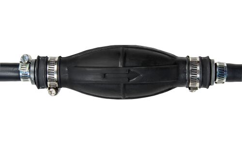 Шланг для перекачки топлива Airline, с грушей и клапаном, Ø9.5мм, длина 1.5м, арт. AEAT202