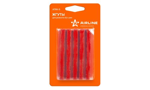 Жгуты для ремонта б/к шин 10 шт. в блистере AIRLINE, арт. ATRK-5