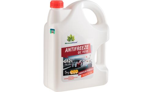 Антифриз GreenCool Long Life Antifreeze GC7010, LLC, G12+, красный, -40°C, 5кг, арт. 792255