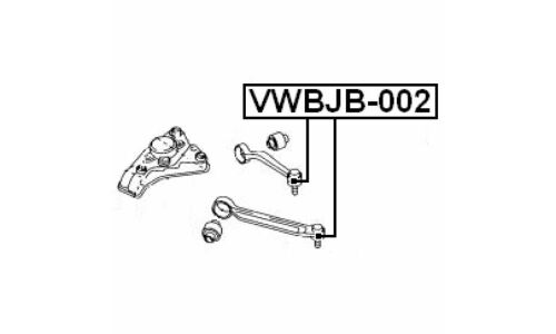Пыльник шаровой опоры Febest, арт. VWBJB-002