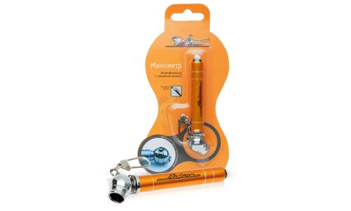 Манометр шинный Airline, аналогвоый, c линейной шкалой, 3.5атм, арт. APR-L-01