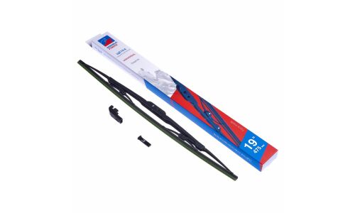 Щетка стеклоочистителя Double Force 475мм (19") каркасная, всесезонная, крепление Bayonet, J-Hook, 1 шт, арт. DFM19