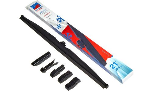 Щетка стеклоочистителя Double Force 525мм (21") каркасная, зимняя, крепления J-Hook, Side Pin (P&H), Pinch Tab, Push Button, 1 шт, арт. DFW21