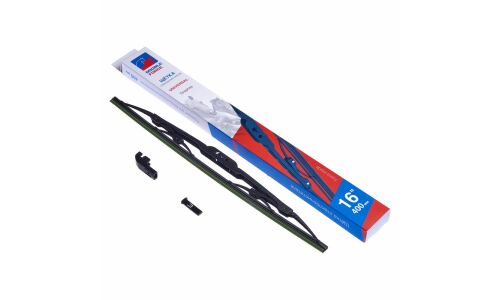 Щетка стеклоочистителя Double Force 400мм (16") каркасная, всесезонная, крепление Bayonet, J-Hook, 1 шт, арт. DFM16