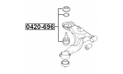 Опора шаровая Febest, арт. 0420-696