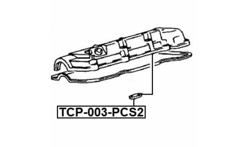 Сальник свечного колодца Febest для двигателей 1G, 1GR, 5VZ, 1MZ, 4GRFSE, упаковка 2шт, арт. TCP003PCS2