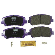 Колодки тормозные дисковые NiBK, комплект на ось (4 шт), арт. PN25000