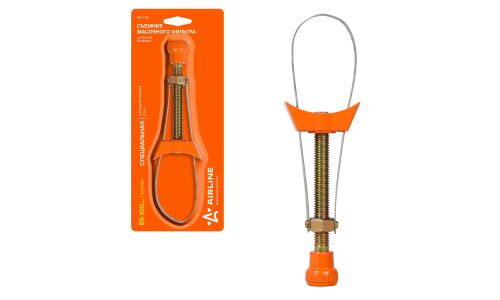 Съемник масляных фильтров Airline, ленточный, Ø55–100мм, арт. AK-F-02