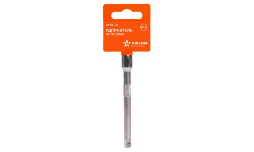 Удлинитель торцевых головок Airline, под квадрат 1/4", длина 100мм, арт. AT-EB-03