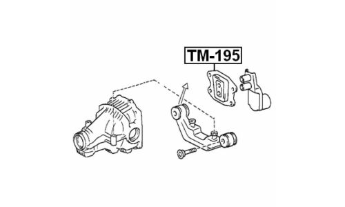 Подушка дифференциала Febest, арт. TM-195