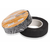 Лента клейкая изоляционная Airline, тканевая, 19мм x 6.4м, черная, арт. AIT-C-01