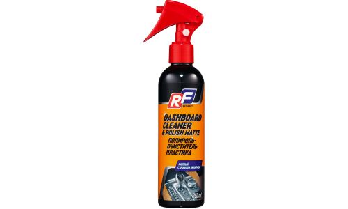 Полироль салона Ruseff Dashboard Cleaner & Polish Matte, матовый, для кожи, резины и пластика, с антистатическим эффектом, бутылка с триггером 250мл, арт. 12364N