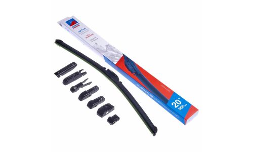 Щётка стеклоочистителя Double Force 500мм (20") бескаркасная, всесезонная, 1 шт, арт. DFF20