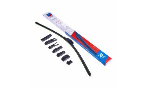 Щетка стеклоочистителя Double Force 575мм (23") бескаркасная, всесезонная, 7 переходников, 1 шт, арт. DFF23