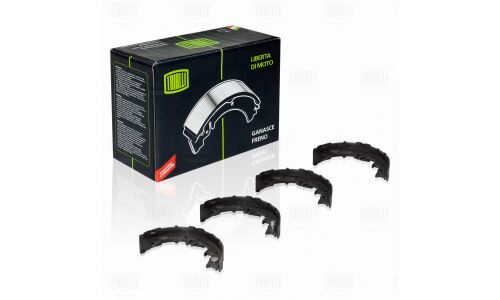 Колодки тормозные барабанные Trialli, комплект на ось (4 шт), арт. GF 1903