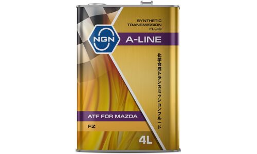 Масло трансмиссионное NGN ATF A-Line, синтетическое, Mazda FZ, для АКПП, 4л, арт. V182575186