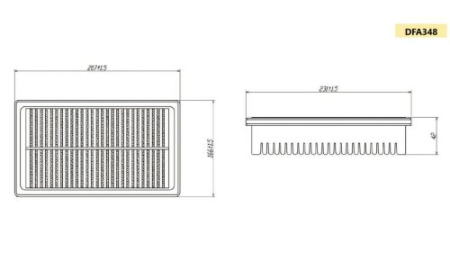 Фильтр воздушный Double Force A-348, арт. DFA348