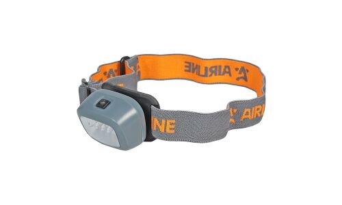 Фонарь налобный Airline, на батарейках 3хAAA, 3 режима, LEDx4, арт. AEBK001