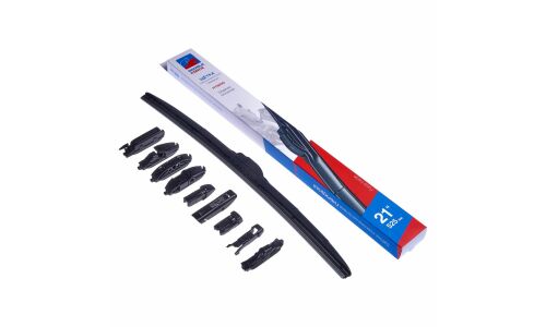 Щетка стеклоочистителя Double Force 525мм (21") гибридная, всесезонная, 10 переходников, 1 шт, арт. DFHY21