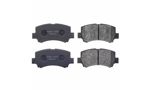 Колодки тормозные дисковые Double Force, передние, комплект на ось (4 шт), арт. DFP3221